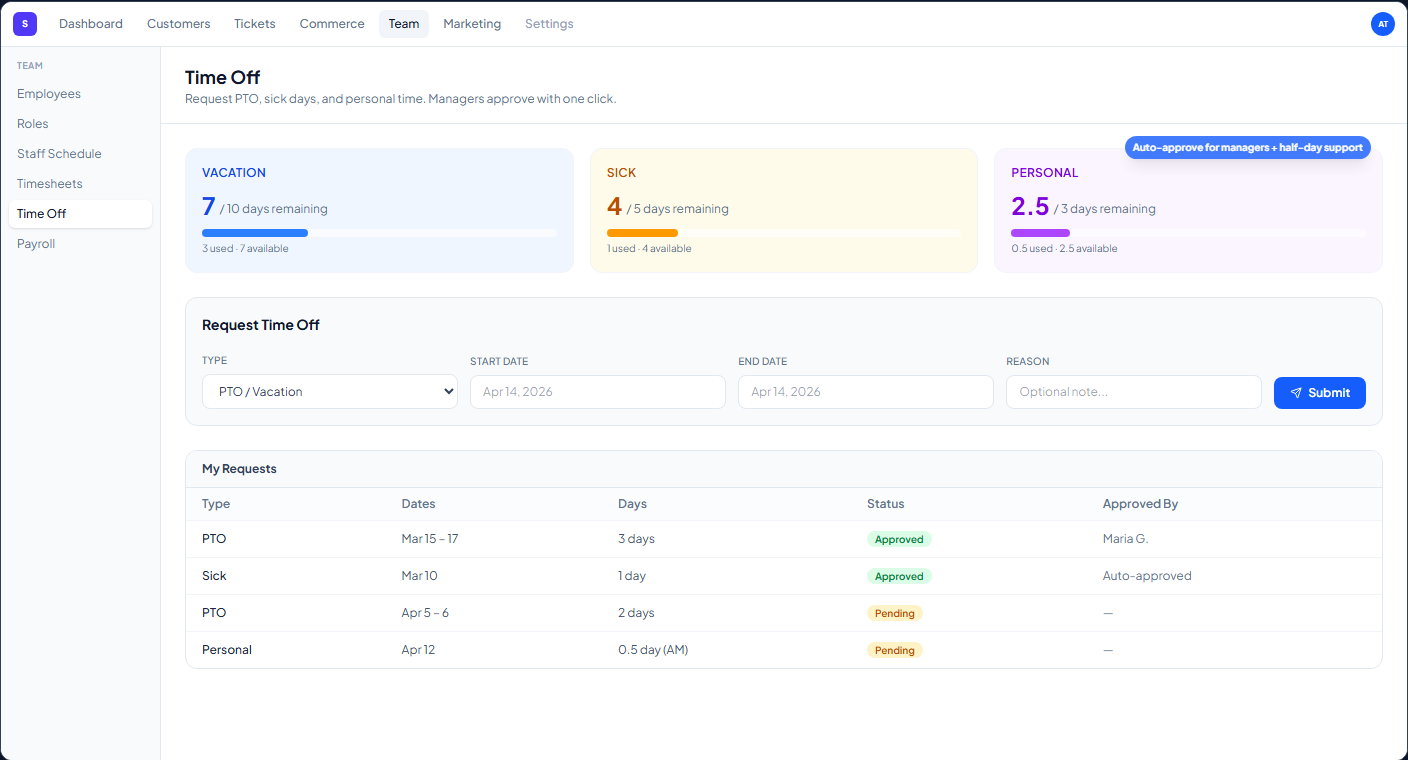 Staff Management — screenshot 3